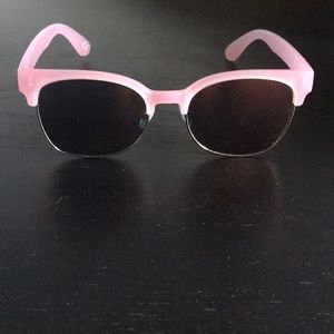 Pink Mirrored Sunglasses